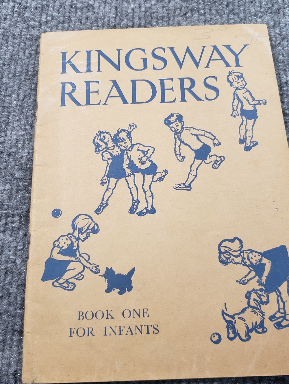 Vintage Illustrated Junior School Book ~ The Kingsway Readers BOOK ONE